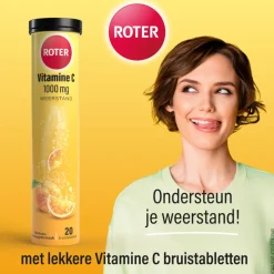 2x Roter Vitamine C Bruistabletten Sinaasappel Abrikoos 2 x 20 stuks