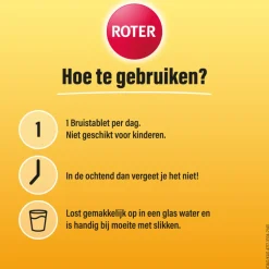 2x Roter Vitamine C Bruistabletten Sinaasappel Abrikoos 2 x 20 stuks