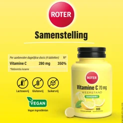 2x Roter Vitamine C 70mg Suikervrij 300 tabletten