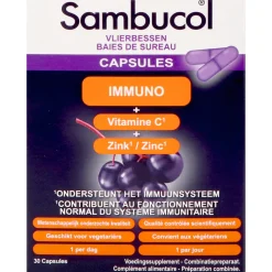 3x Sambucol Immuno Forte Capsules 30 capsules