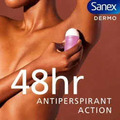 6x Sanex Deodorant Roller Dermo Invisible 50 ml