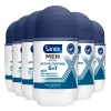 6x Sanex Deodorant Roller Men Active Control 50 ml