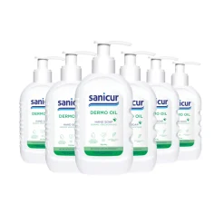 6x Sanicur Handzeep Dermo Oil 300 ml