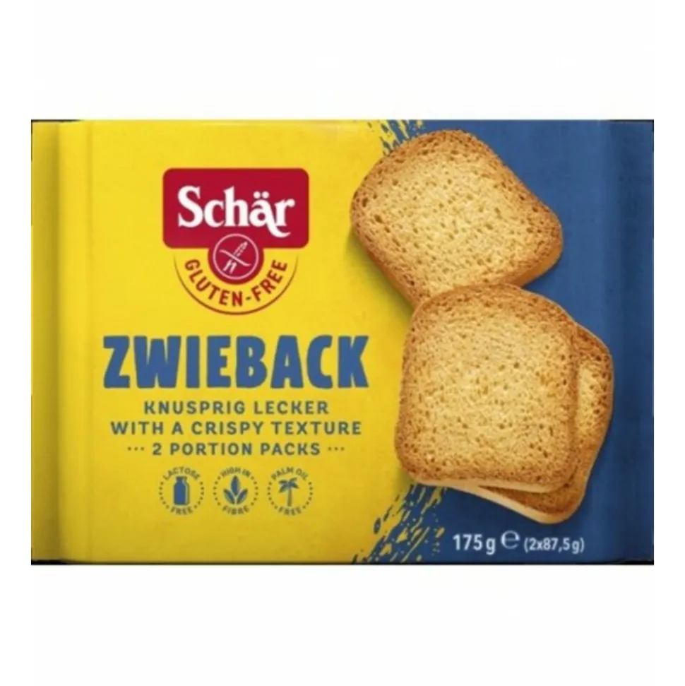 6x Schar Beschuit Zwieback 175 gr