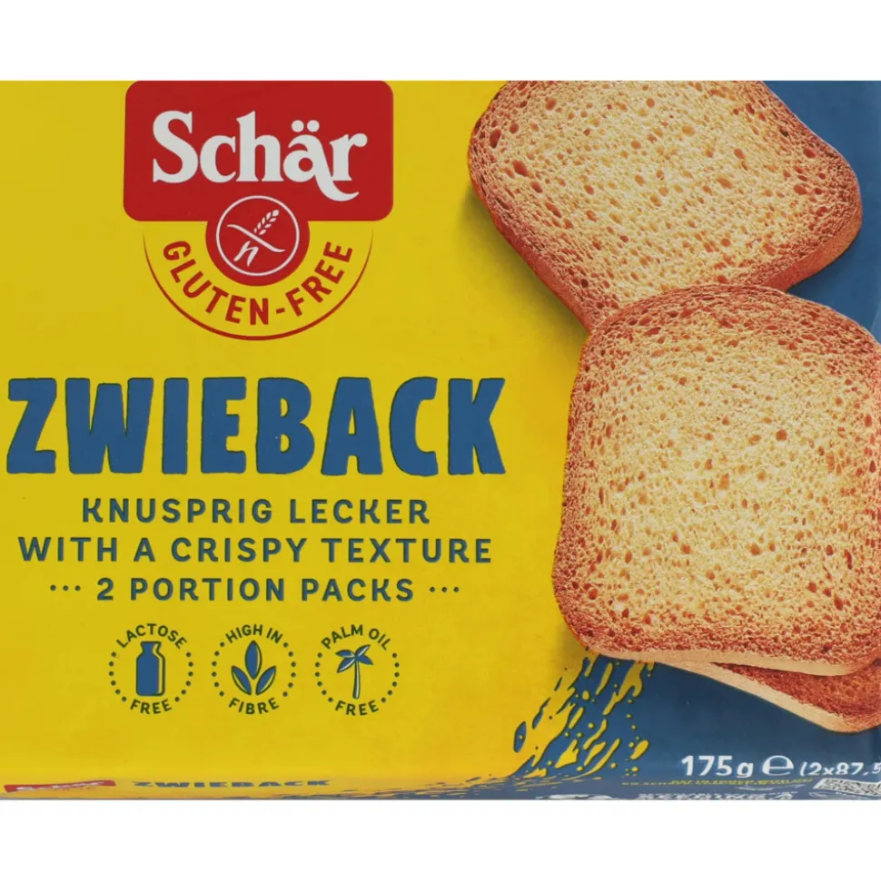 6x Schar Beschuit Zwieback 175 gr