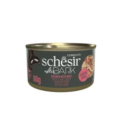 12x Schesir After Dark Bouillon Kip & Rund 80 gr