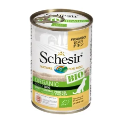 6x Schesir Hondenvoer Bio Kip 400 gr