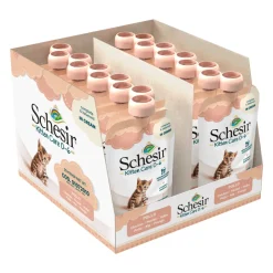 20x Schesir Kattenvoer Kitten 0-6 Kip in Cream 150 gr