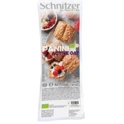 3x Schnitzer Panini Active Oat Biologisch 180 gr