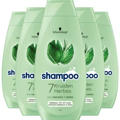5x Schwarzkopf 7 Kruiden Shampoo 400 ml