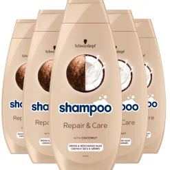 5x Schwarzkopf Repair en Care Shampoo 400 ml