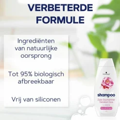 5x Schwarzkopf Zijde-Doorkammer Shampoo 400 ml