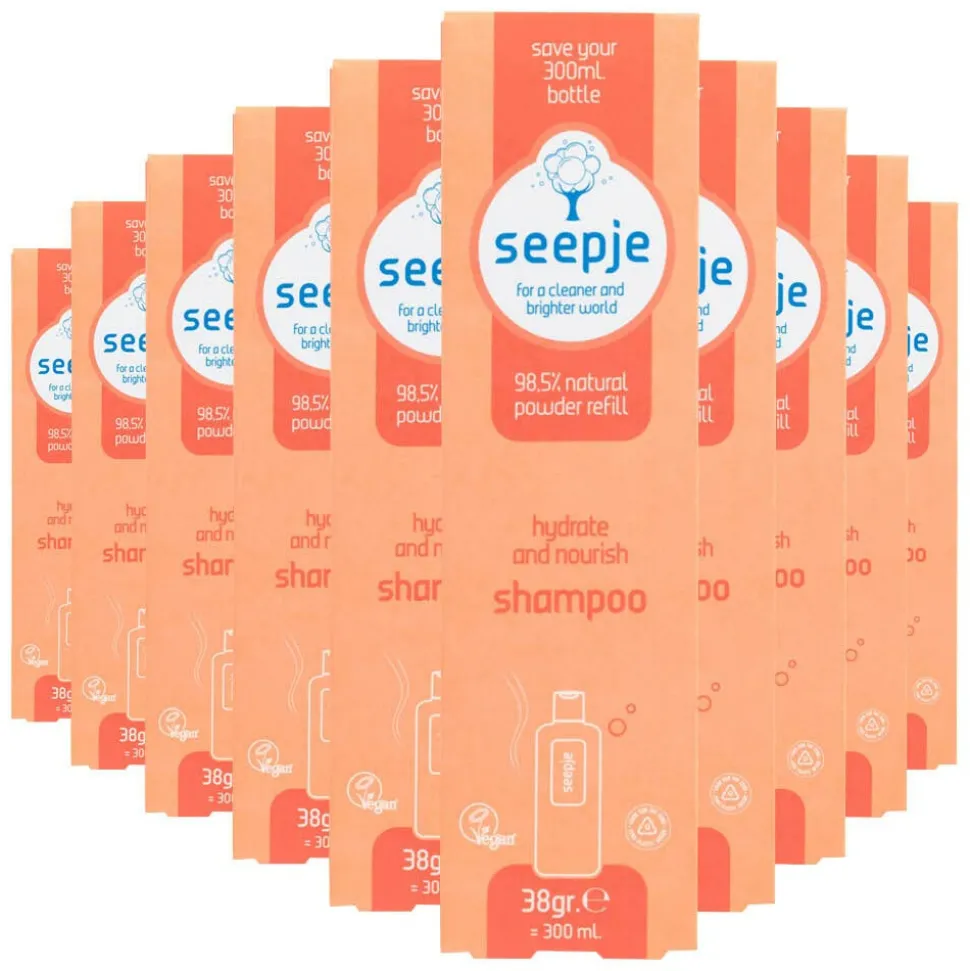 10x Seepje Hydrate & Nourish Shampoo Navulling 38 gr
