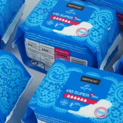 6x Sence Maandverband Super Plus 10 stuks
