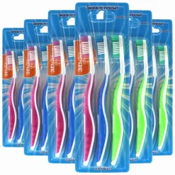 6x Sence Tandenborstels 3D-Extra Clean Medium 3 stuks