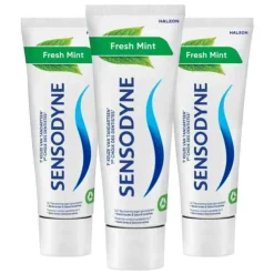 3x Sensodyne Tandpasta Fresh Mint 75 ml