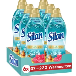 6x Silan Wasverzachter Aroma Therapy Relaxing Maldives 37 Wasbeurten 851 ml