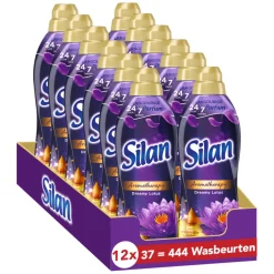 12x Silan Wasverzachter Aroma Therapy Dreamy Lotus 37 Wasbeurten 851 ml