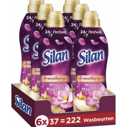 6x Silan Wasverzachter Aroma Therapy Magic Magnolia 37 Wasbeurten 851 ml