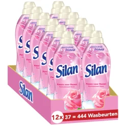 12x Silan Wasverzachter Passie voor Rozen 37 Wasbeurten 851 ml