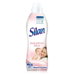12x Silan Wasverzachter Sensitive 37 Wasbeurten 851 ml