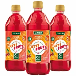3x Slimpie Siroop Kids Tutti Frutti 580 ml