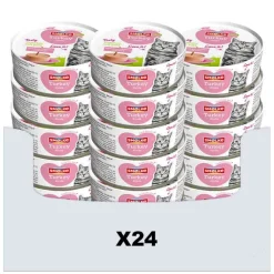 24x Smolke Kattenvoer Soft Paté Kalkoen 80 gr