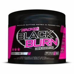 6x Stacker Black Burn Micronized Lemon Lime 300 gr