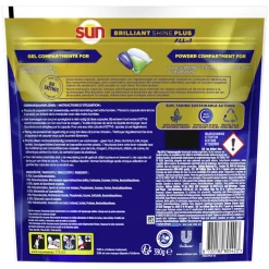 7x Sun Brilliant Shine+ All-in 1 Vaatwascapsules 26 stuks