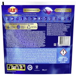 5x Sun Brilliant Shine All-in 1 Vaatwascapsules 26 stuks