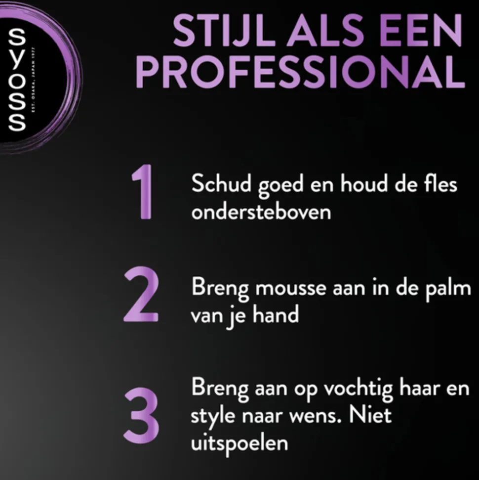 6x Syoss Fullness Haarmousse 250 ml