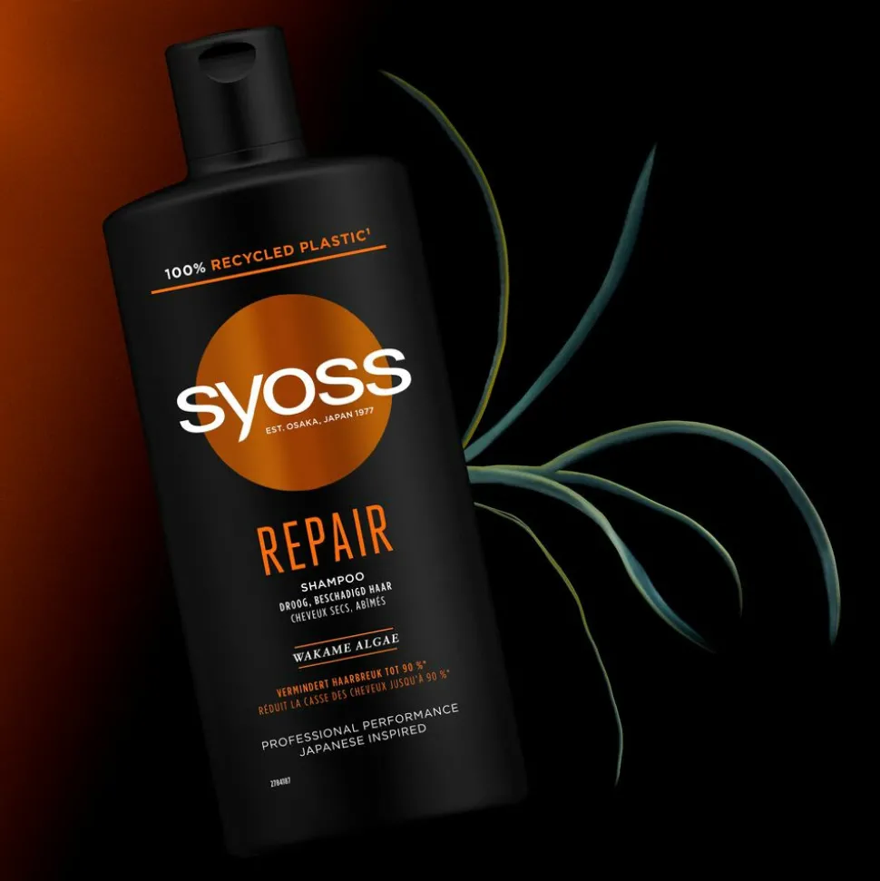 6x Syoss Repair Therapy Shampoo 440 ml
