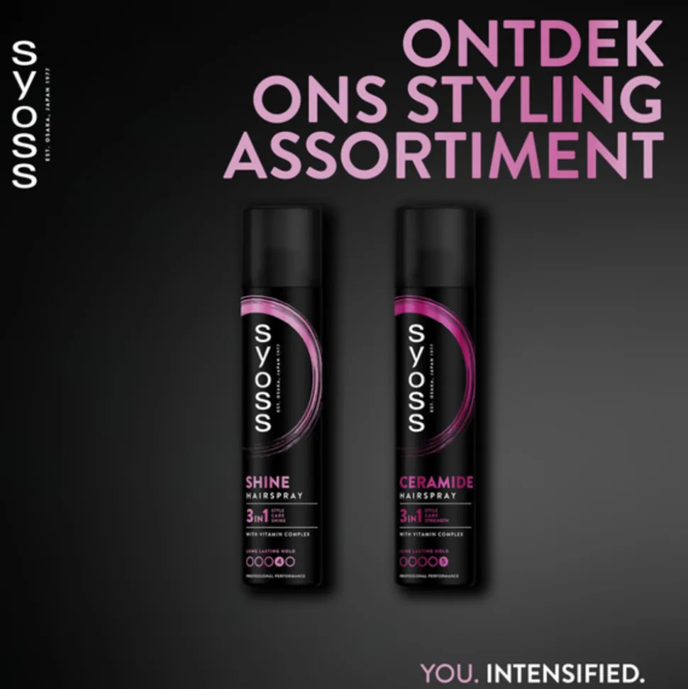 6x Syoss Shine Hold Haarspray 300 ml