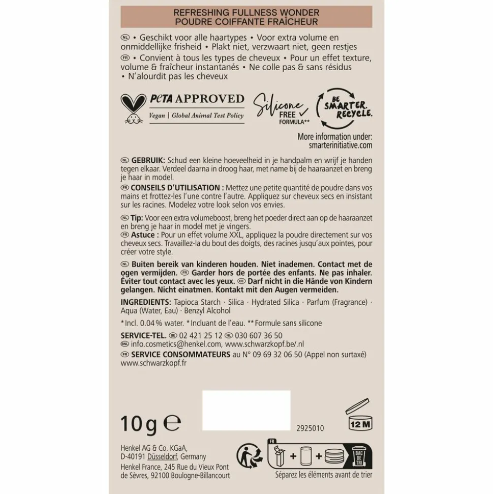 6x Taft Fullness Powder Fullness Wonder 10 ml