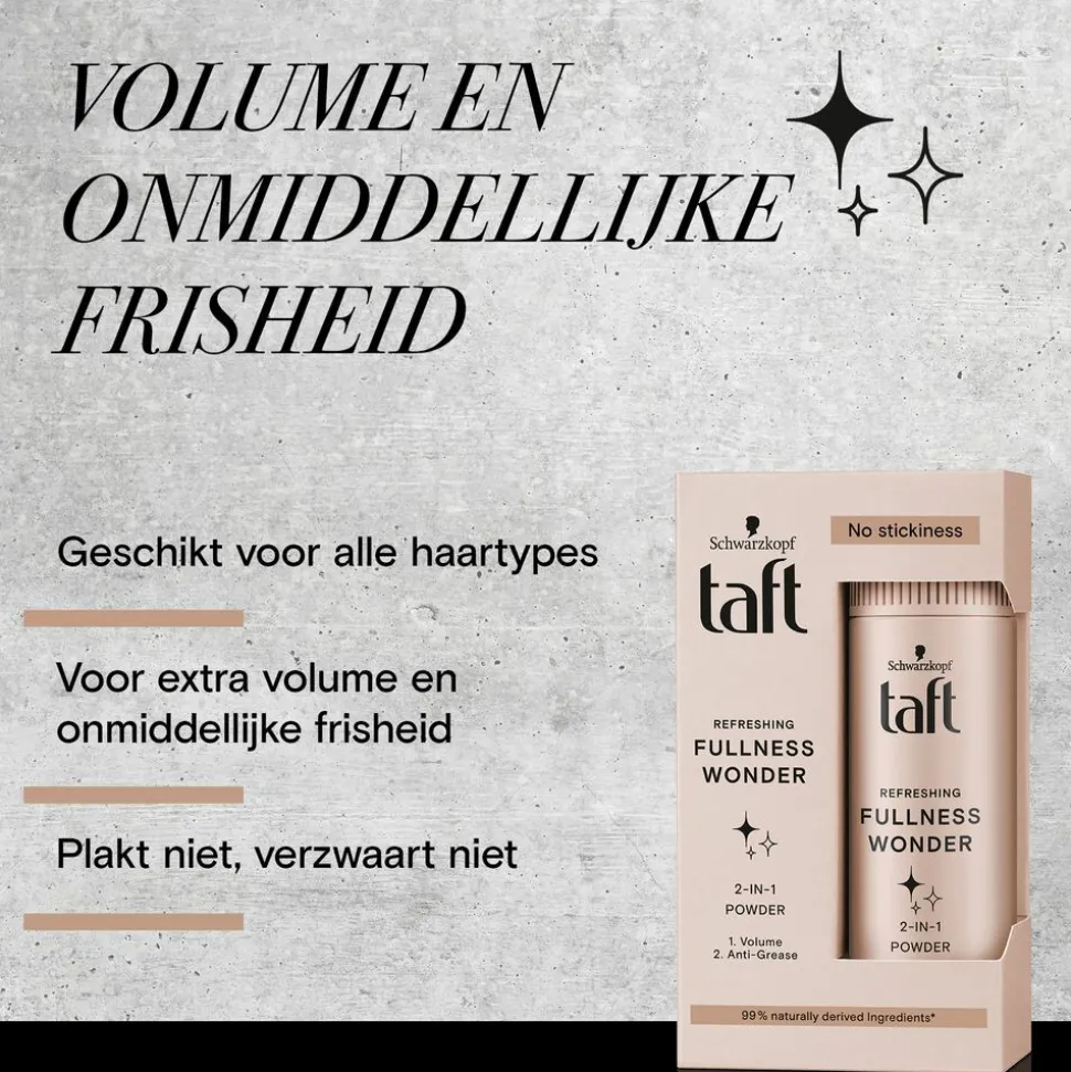 6x Taft Fullness Powder Fullness Wonder 10 ml