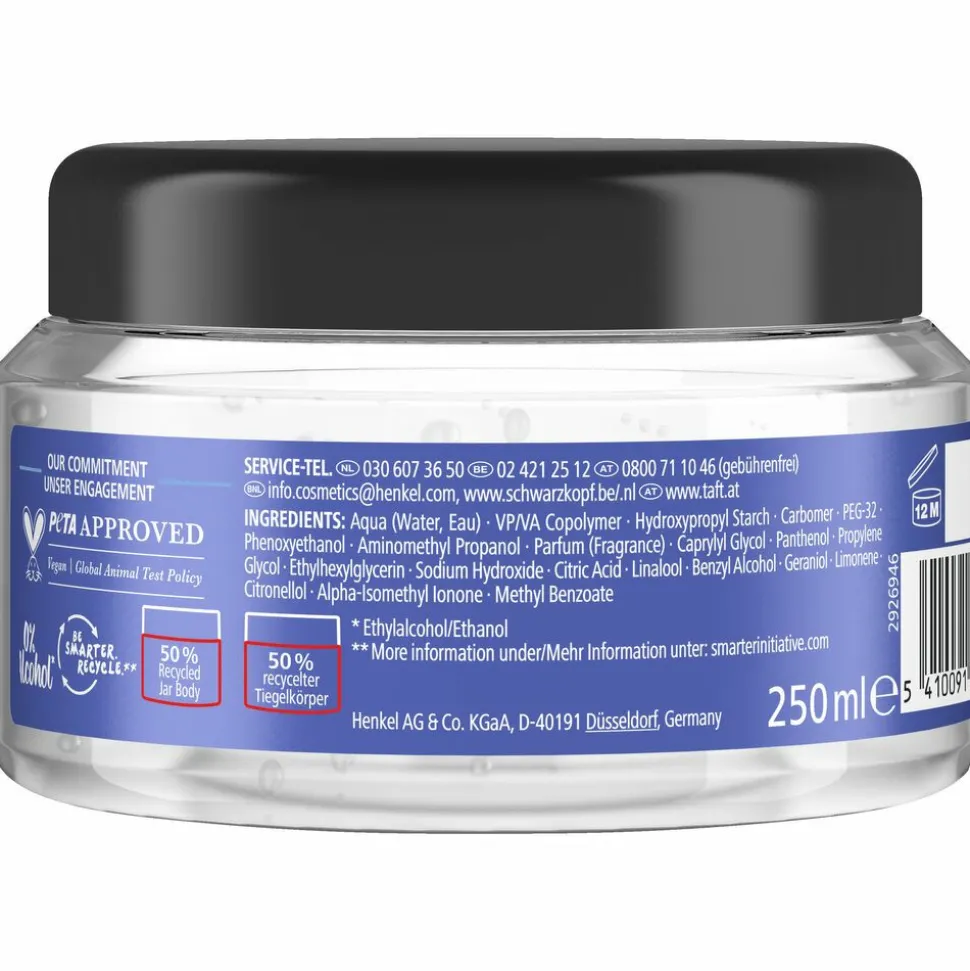 6x Taft Gel Ultra Chaos Power 250 ml