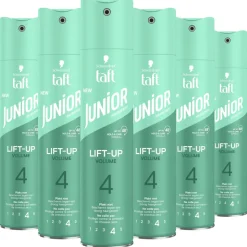 6x Taft Junior Hairspray Ultra Lift-Up Volume 250 ml