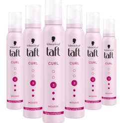 6x Taft Styling Mousse Curl 200 ml