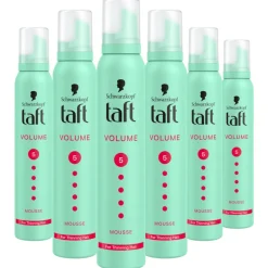 6x Taft True Volume Mousse Mega Strong 200 ml