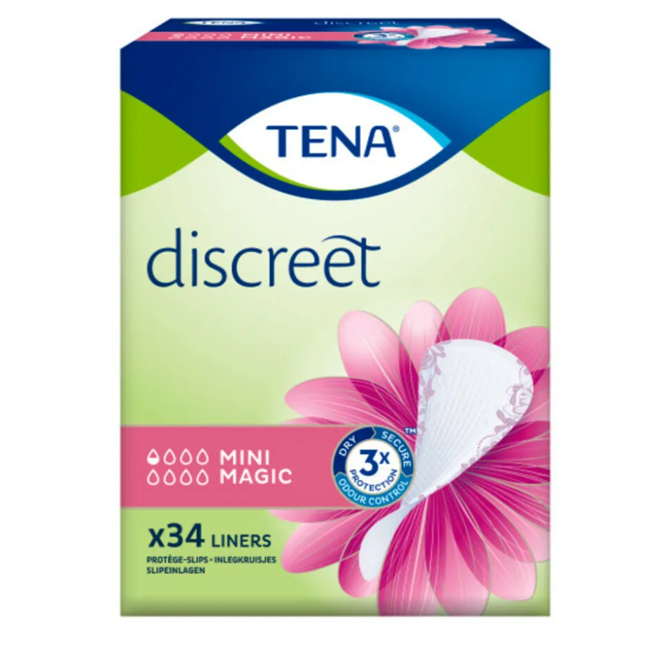 3x TENA Discreet Mini Magic 34 stuks