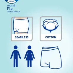 3x TENA Proskin Fix Cotton Special Pant L