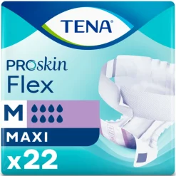 3x TENA Proskin Flex Maxi M 22 stuks