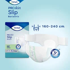 2x TENA Proskin Slip Bariatric Super 3XL 8 stuks