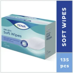 4x TENA Proskin Soft Wipes 30 x 32 cm 135 stuks