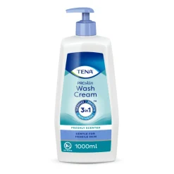 3x TENA Proskin Wash Cream Pompfles 500 ml