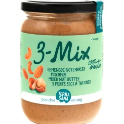 3x Terrasana Notenpasta 3 Mix 500 gr