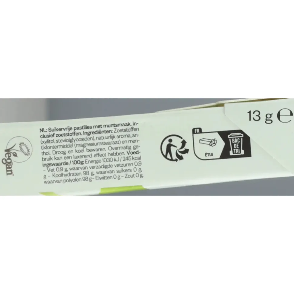 6x True Gum Fresh Mint Sugarfree 13 gr