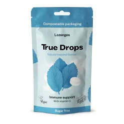 3x True Gum True Drops Keelpastilles Menthol 70 gr