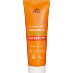 3x Urtekram Kinder tandpasta Tuttifrutti 75 ml