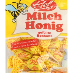6x Van vliet Honingbonbons Melk 90 gr